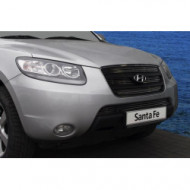 Декоративные элементы решетки радиатора 3шт Hyundai Santa FE (2 поколение)
