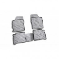 Комплект ковриков в салон (4 шт) полиуретан Chery QQ
