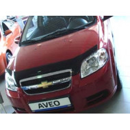 Дефлектор капота темный (седан) Chevrolet Aveo T200