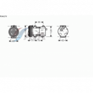 Компрессор кондиционера Ford Mondeo (1 поколение)