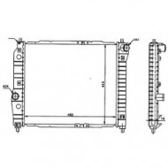 Радиатор охлаждения двигателя 1,2/1,4 +/-a/c aкпп Chevrolet Aveo T200