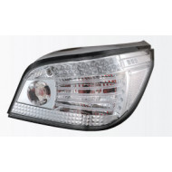 Тюнинг - комплект задних внешних фонарей с led (светодиоды) внутри хром (седан) BMW E60